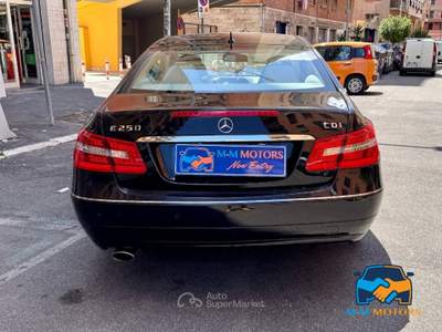 Mercedes-Benz Classe E CDI BlueEfficiency Avantgarde Coupe Nero usata Roma