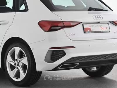 Audi A3 Sportback 30 TDI S-LINE 116cv MANUALE FULL LED+CARPLAY+VIRTUAL Bianco usata Roma