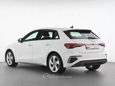 Audi A3 Sportback 30 TDI S-LINE 116cv MANUALE FULL LED+CARPLAY+VIRTUAL Bianco usata Roma