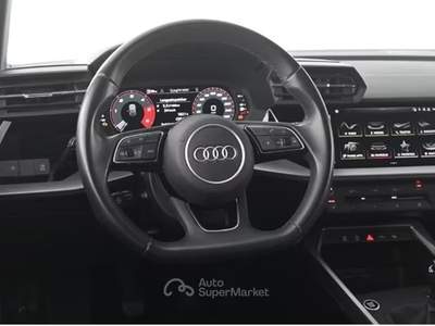 Audi A3 Sportback 30 TDI S-LINE 116cv MANUALE FULL LED+CARPLAY+VIRTUAL Bianco usata Roma