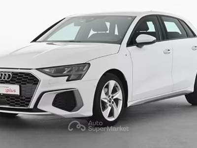 Audi A3 Sportback 30 TDI S-LINE 116cv MANUALE FULL LED+CARPLAY+VIRTUAL Bianco usata Roma