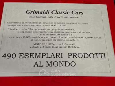 Alfa Romeo GT GTA ALLUMINIO 1.600 ITALIANA DA SEMPRE *stradale* Rosso usata Vigevano