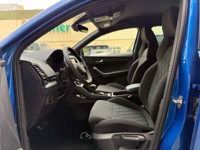 Skoda Karoq 1.5 TSI DSG SportLine GANCIO Matrix Cam Smart Link Blu/Azzurro usata Chiusa