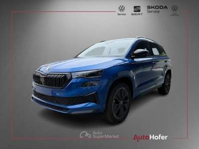Skoda Karoq 1.5 TSI DSG SportLine GANCIO Matrix Cam Smart Link Blu/Azzurro usata Chiusa