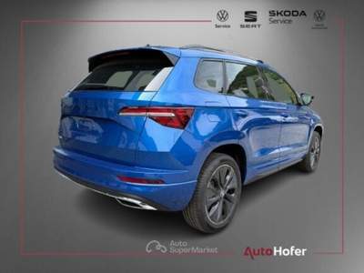 Skoda Karoq 1.5 TSI DSG SportLine GANCIO Matrix Cam Smart Link Blu/Azzurro usata Chiusa