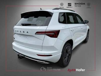 Skoda Karoq 1.5 TSI DSG SportLine GANCIO Matrix Cam Smart Link Bianco usata Chiusa