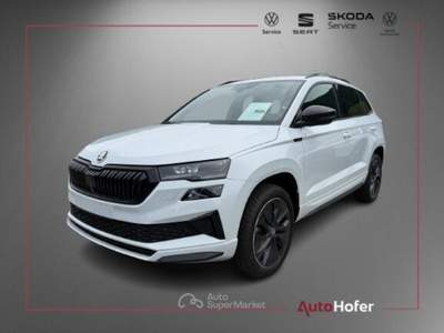 Skoda Karoq 1.5 TSI DSG SportLine GANCIO Matrix Cam Smart Link Bianco usata Chiusa