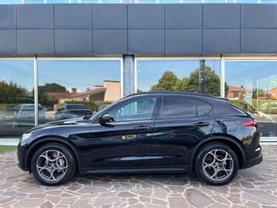Alfa Romeo Stelvio Q4 2.2 TURBODIESEL 190CV AT8 SPRINT Nero usata Noventa Vicentina