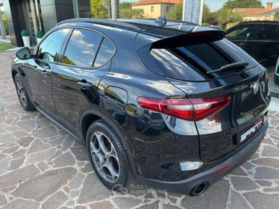Alfa Romeo Stelvio Q4 2.2 TURBODIESEL 190CV AT8 SPRINT Nero usata Noventa Vicentina