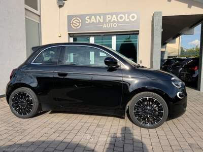Fiat 500 500 La Prima by Bocelli Berlina 42 kWh Nero usata San Paolo d'Argon