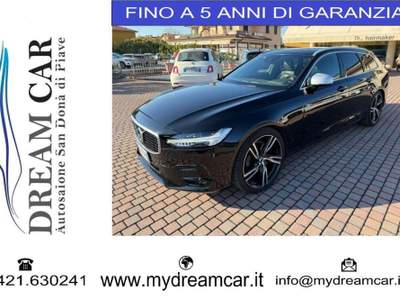 Volvo V90 D4 AWD Geartronic R-Design Nero usata San Donà di Piave
