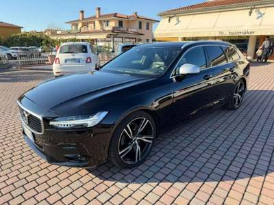 Volvo V90 D4 AWD Geartronic R-Design Nero usata San Donà di Piave