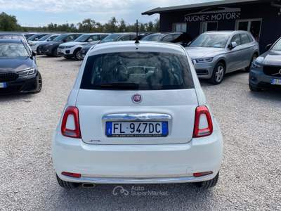 Fiat 500 95 CV Lounge EURO 6B NEOPATENTATI TETTO Bianco usata Corato