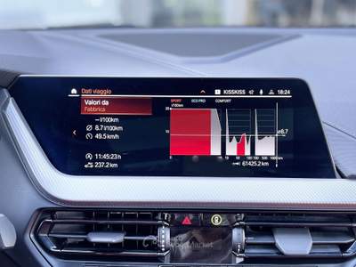 BMW Serie 1 128ti 128ti Msport 265CV E6 - 2024 Nero usata Roma