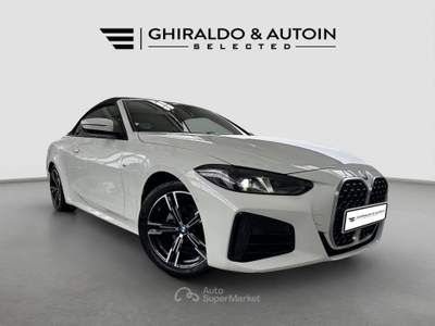 BMW Serie 4 420i 420i CABRIO M SPORT AUTO 184CV Bianco usata Padova
