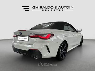 BMW Serie 4 420i 420i CABRIO M SPORT AUTO 184CV Bianco usata Padova