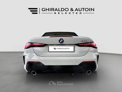 BMW Serie 4 420i 420i CABRIO M SPORT AUTO 184CV Bianco usata Padova