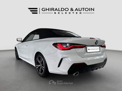 BMW Serie 4 420i 420i CABRIO M SPORT AUTO 184CV Bianco usata Padova