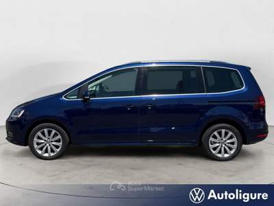 Volkswagen Sharan 2.0 TDI SCR 177cv Executive BMT DSG 4MOT Blu/Azzurro usata Lerici