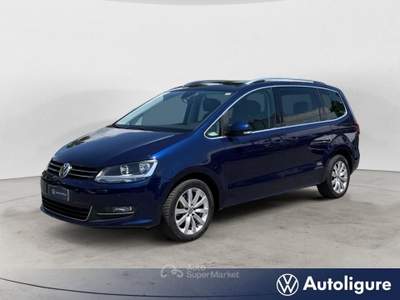 Volkswagen Sharan 2.0 TDI SCR 177cv Executive BMT DSG 4MOT Blu/Azzurro usata Lerici