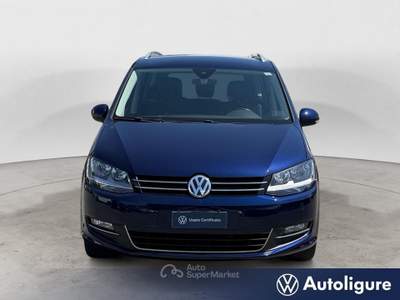 Volkswagen Sharan 2.0 TDI SCR 177cv Executive BMT DSG 4MOT Blu/Azzurro usata Lerici