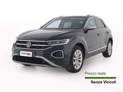 Volkswagen T-Roc 1.0 TSI Style IQ.Light LED Performance/Park Assist/Cristalli posteriori oscurati/Climatizzatore automatico bizona Nero usata Feltre