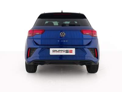 Volkswagen T-Roc 1.0 TSI R-Line Fari IQ.Light LED Performance/Black Style Pack/Videocamera per retromarcia "Rear View" + Park Assist Blu/Azzurro usata Feltre
