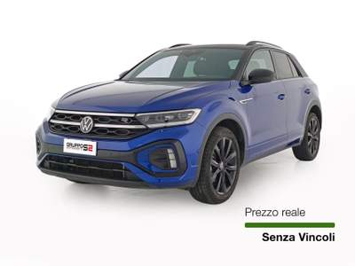Volkswagen T-Roc 1.0 TSI R-Line Fari IQ.Light LED Performance/Black Style Pack/Videocamera per retromarcia "Rear View" + Park Assist Blu/Azzurro usata Feltre