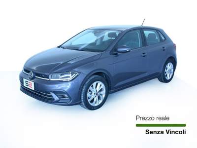 Volkswagen Polo 1.0 TSI 95 cv Style Fari anteriori LED Matrix IQ.LIGHT/Safety pack, Tech pack/Keyless, Park Pilot/Climatizzatore automatico bizona Grigio usata Feltre