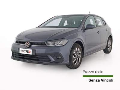 Volkswagen Polo 1.0 TSI 95cv Life Fari anteriori LED/Park Pilot/Digital Cockpit da 8"/Cerchi in lega "Essex" 5,5 J x 15" Grigio usata Feltre