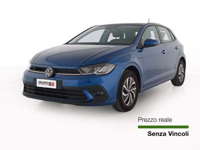Volkswagen Polo 1.0 TSI Life Fari anteriori LED/Tech Pack/Park Pilot /Videocamera per retromarcia "Rear View"/Cerchi in lega "Essex" 5,5 J x 15" Blu/Azzurro usata Feltre
