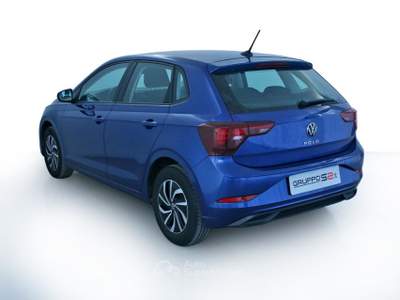 Volkswagen Polo 1.0 TSI Life Fari anteriori LED/Tech Pack/Park Pilot /Videocamera per retromarcia "Rear View"/Cerchi in lega "Essex" 5,5 J x 15" Blu/Azzurro usata Feltre