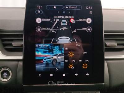 Renault Captur 1.0 TCE 100cv LPG TECHNO FAST TRACK Fari Full LED/Navigazione/Telecamera posteriore/Cerchi in lega da 18" Argento usata Feltre