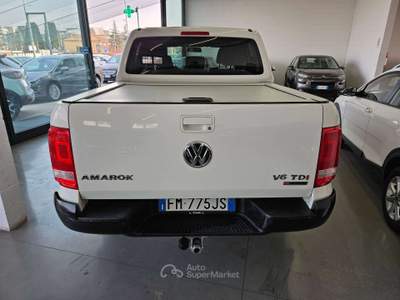 Volkswagen Amarok 3.0 V6 tdi Comfortline 4motion perm. 204cv auto Bianco usata Martinengo