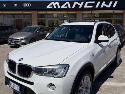 BMW X3 X3 X3 F25 LCI 2014 xdrive20d xLine auto Bianco usata Civita Castellana