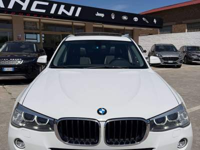 BMW X3 X3 X3 F25 LCI 2014 xdrive20d xLine auto Bianco usata Civita Castellana