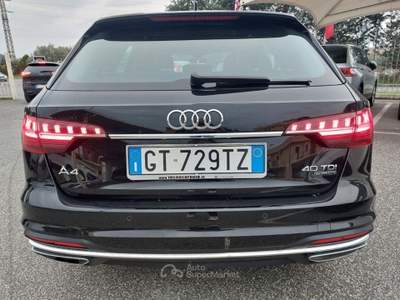 Audi A4 Avant 40 hybrid TDI quattro S tronic Business Adv. Nero usata Tivoli