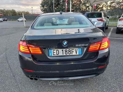 BMW Serie 5 520d d Futura Unico Proprietario km 152000 Pelle Autom. Nero usata Tivoli