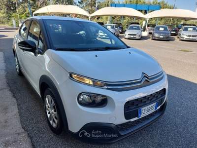 Citroen C3 1.5 BLUEHDI VAN  AUTOCARRO 2 POSTI CV 100 Bianco usata Tivoli