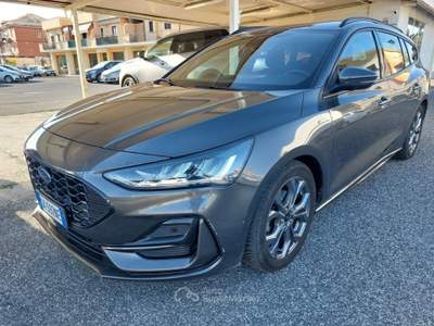 Ford Focus 1.5 EcoBlue 120 CV aut. SW ST-Line Design Grigio usata Tivoli