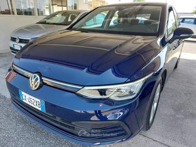 Volkswagen Golf 1.0 TSI EVO Life Uniprò km 45000 Fatturabile Blu/Azzurro usata Tivoli