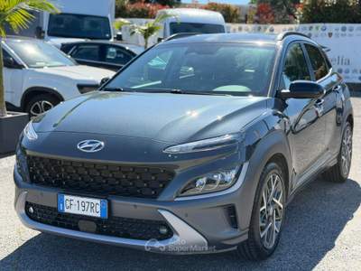 Hyundai Kona 1.0 T-GDI Hybrid 48V iMT XLine Grigio usata Fiumicino