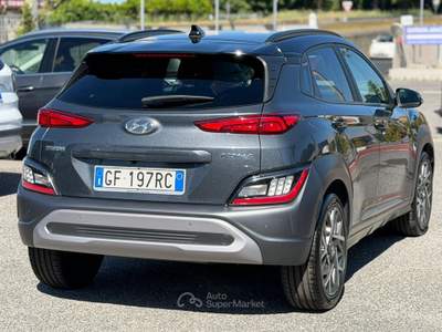 Hyundai Kona 1.0 T-GDI Hybrid 48V iMT XLine Grigio usata Fiumicino