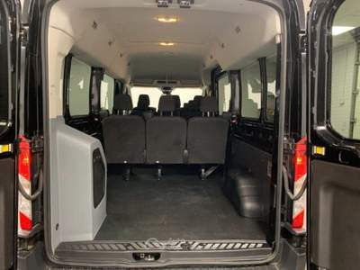 Ford Transit Bus 9 Posti Tetto Alto L3 H2 PL-TM Combi 2.0 TDCi Nero usata Qualiano