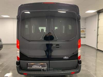 Ford Transit Bus 9 Posti Tetto Alto L3 H2 PL-TM Combi 2.0 TDCi Nero usata Qualiano