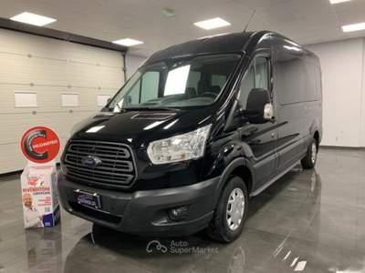 Ford Transit Bus 9 Posti Tetto Alto L3 H2 PL-TM Combi 2.0 TDCi Nero usata Qualiano