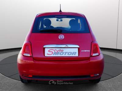 Fiat 500 1.0 Hybrid Ufficiale Unico Proprietario Rosso usata Fano