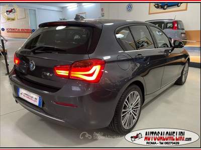 BMW Serie 1 116d d Urban 5P AUTOMATICO 1.5D 116cv NAVI/LED Grigio usata Roma