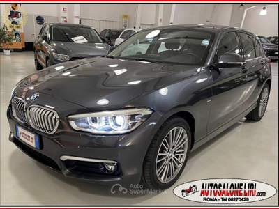 BMW Serie 1 116d d Urban 5P AUTOMATICO 1.5D 116cv NAVI/LED Grigio usata Roma