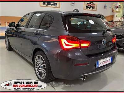 BMW Serie 1 116d d Urban 5P AUTOMATICO 1.5D 116cv NAVI/LED Grigio usata Roma
